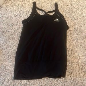 Women’s black adidas tank top